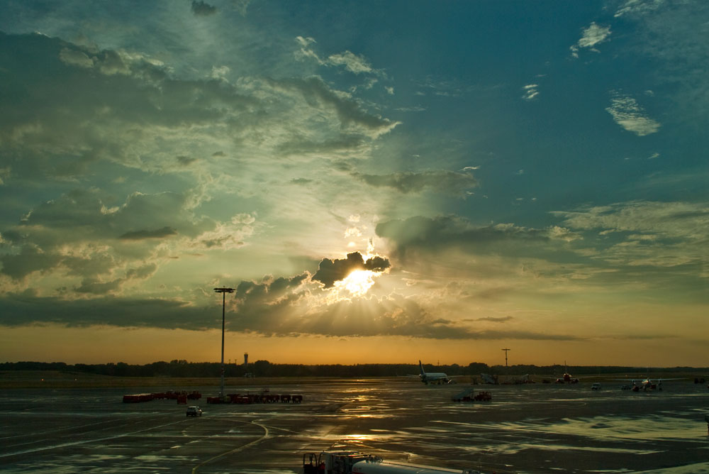 Sunset Hamburg Airport #2